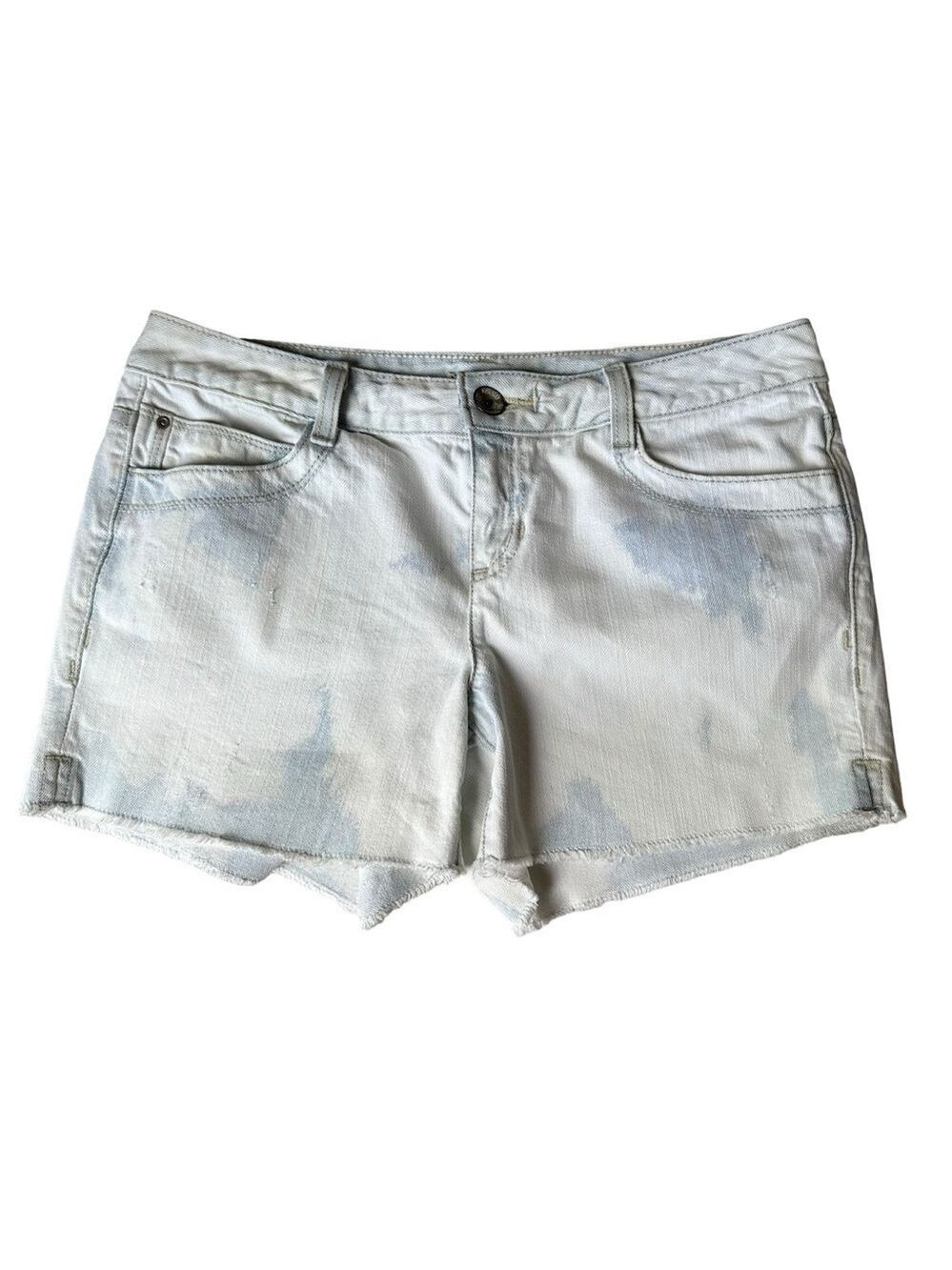 Tommy Hilfiger Bleached Denim Women’s Cut Off Jean Shorts Size 4